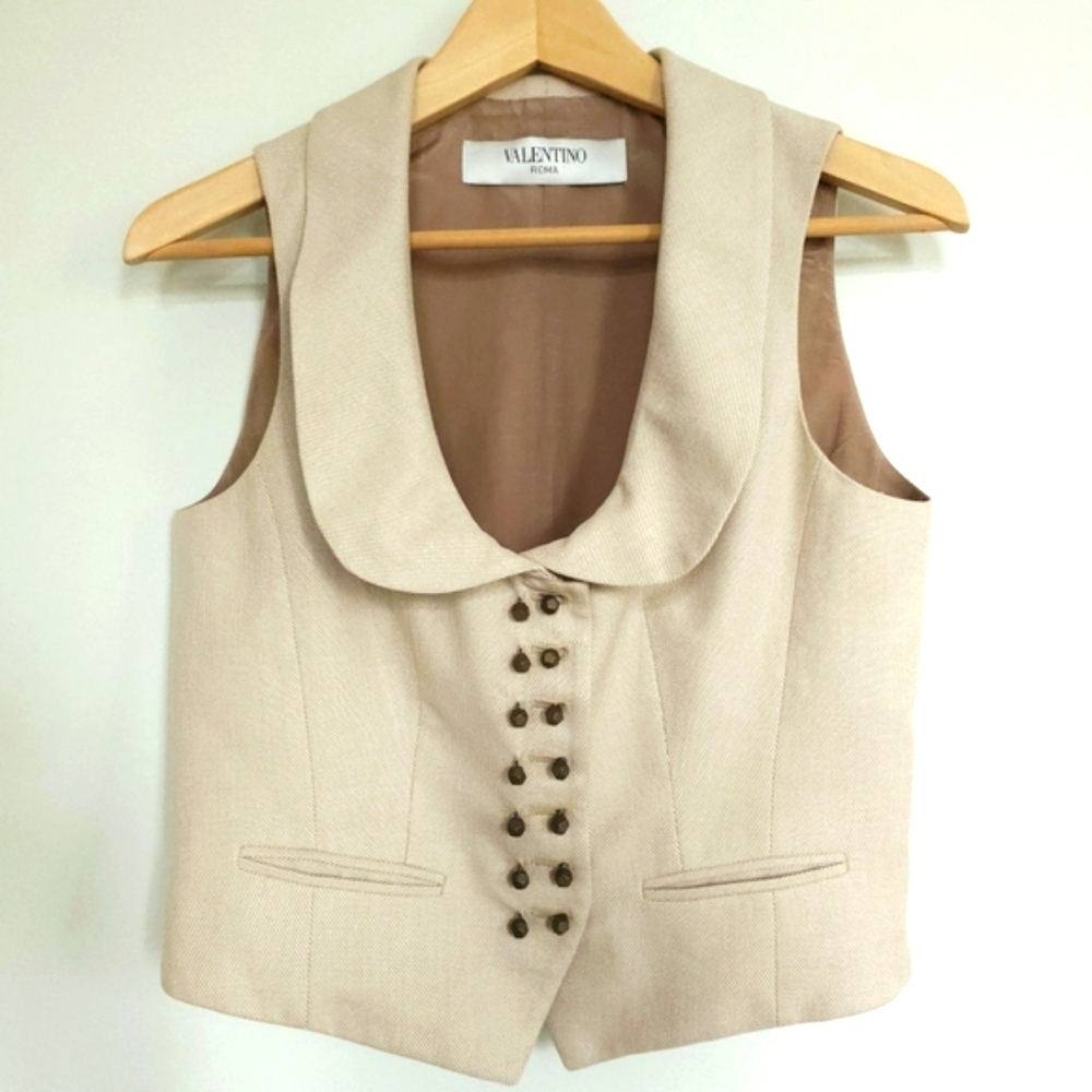 Valentino Roma button-up vest